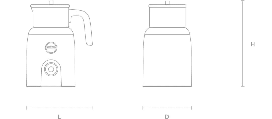 Montalatte - 8000070001619 Lavazza MilkUp, AC, 500 W, 50 - 60 Hz, 220-240  V, 500 W, 205 mm