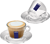 Set di tazze Trasparenza Cappuccino