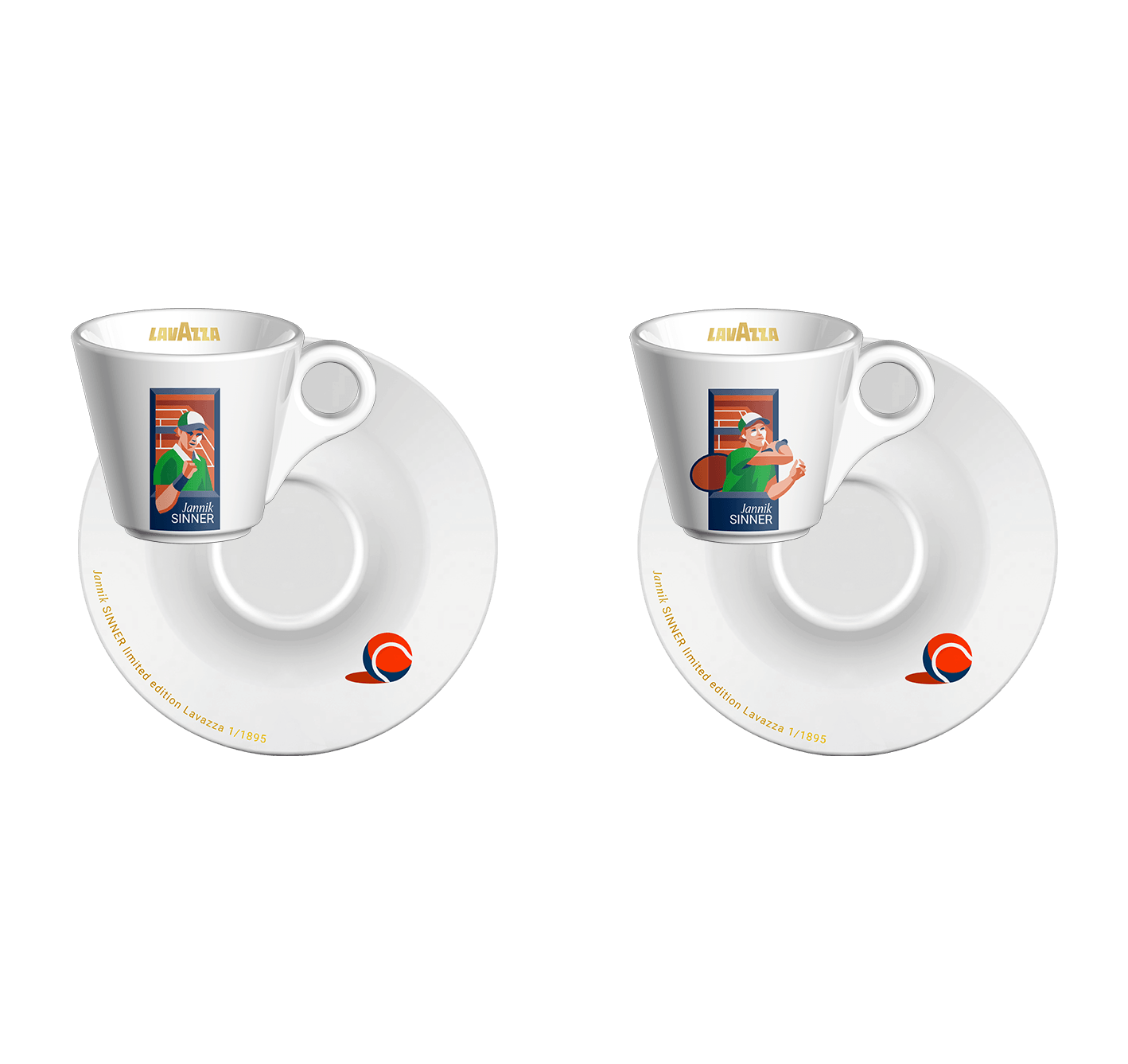 Lavazza Set Espresso Limited Gold Edition - Jannik Sinner