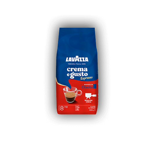 Acquista online Caffè Crema e Gusto Classico Lavazza in grani (1000g)