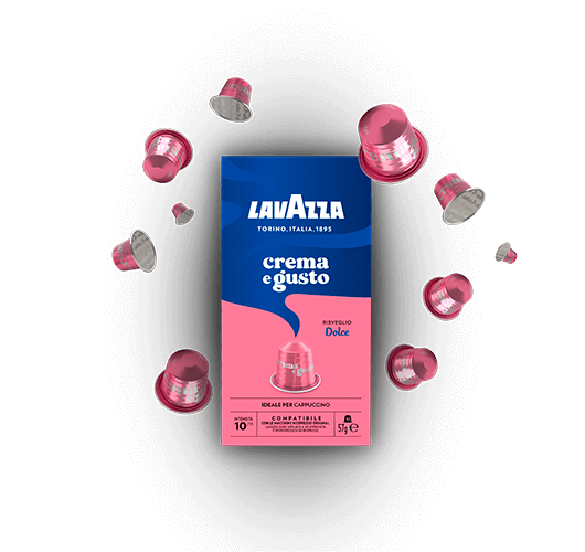 Crema e Gusto Dolce Capsule Caffe Compatibili Nespresso Lavazza
