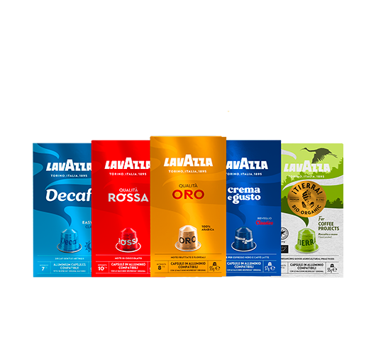 Prova i caffè iconici Lavazza
