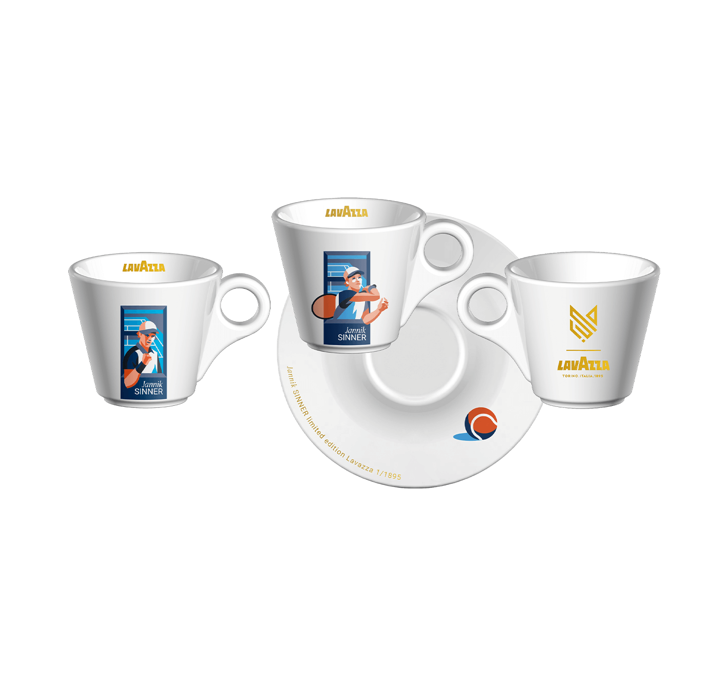 Set Espresso Jannik Sinner Golden Edition