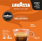 KGC Shop Caffè Lavazza capsule compatibili A Modo Mio ESPRESSO DELIZIOSO -  Conf. da 36