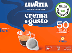 Crema e Gusto Forte in cialde