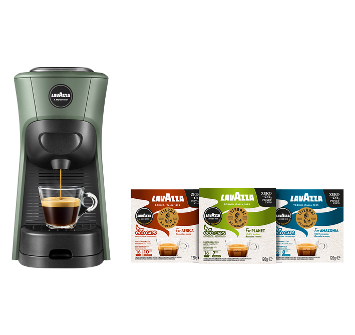 LAVAZZA Tiny Eco - Macchina Caffé Espresso Capsule Lavazza A Modo