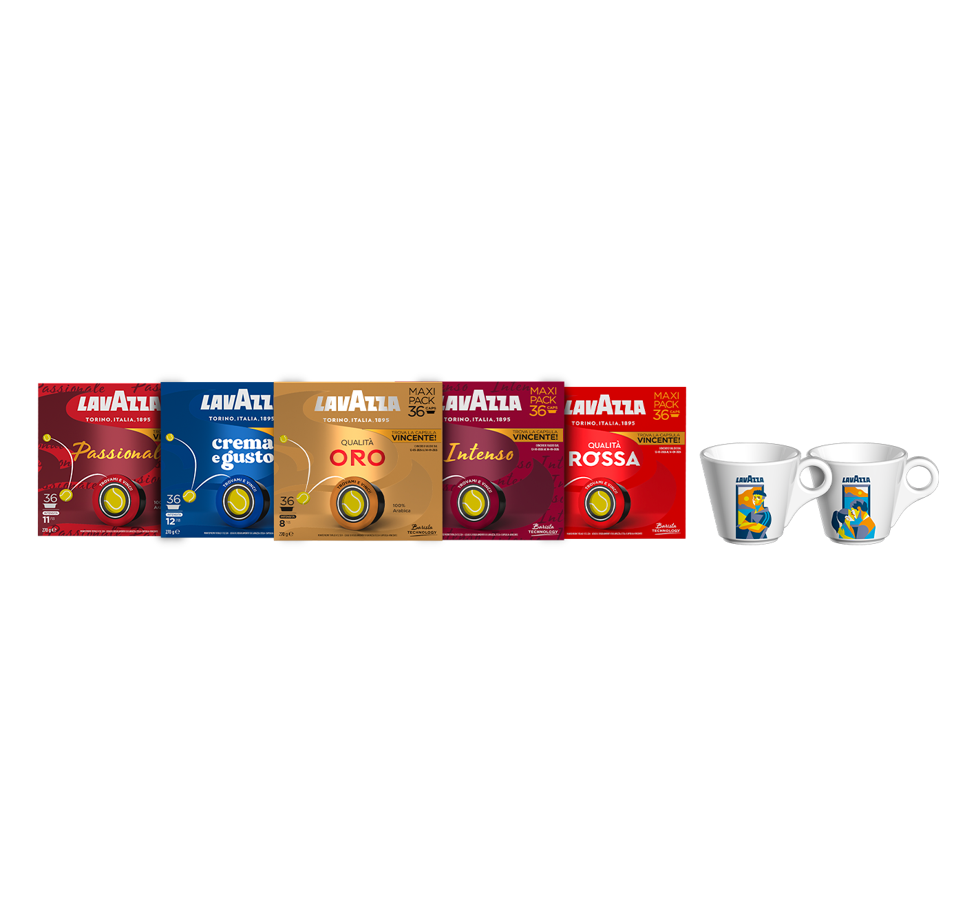 Capsule Lavazza A Modo Mio e il Set Espresso Mare Fuori a un prezzo speciale