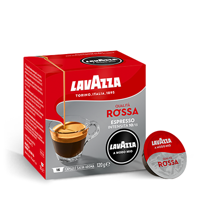 A Modo Mio Espresso Coffee Capsule Qualita Rossa Lavazza