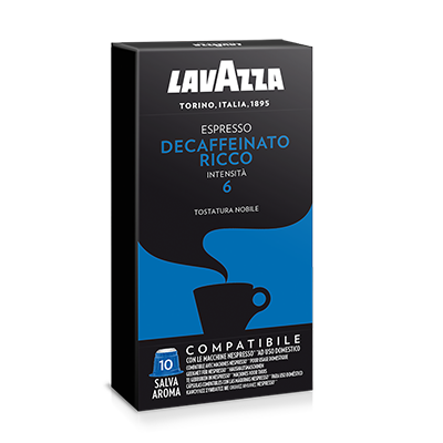Ricco - Cápsulas Lavazza de café descafeinado compatibles con máquinas  Nespresso® Original* | Lavazza