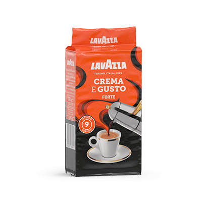 Ground Coffee For The Moka Pot Crema E Gusto Forte Lavazza