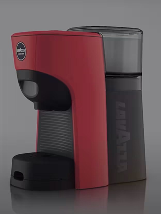 Lavazza A Modo Mio Tiny Yellow Macchina per caffè, 1450 W, 0.75 Litri,  Plastica, Giallo + 50 CAPSULE